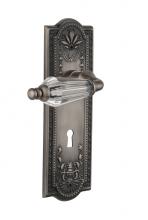 Nostalgic Warehouse 718430 - Nostalgic Warehouse Meadows Plate with Keyhole Privacy Parlor Lever in Antique Pewter