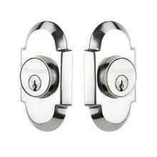 Nostalgic Warehouse 719135 - Nostalgic Warehouse Cottage Plate Double Cylinder Deadbolt in Bright Chrome