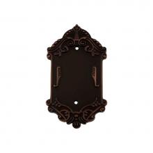 Nostalgic Warehouse 719661 - Nostalgic Warehouse Victorian Switch Plate with Blank Cover in Timeless Bronze