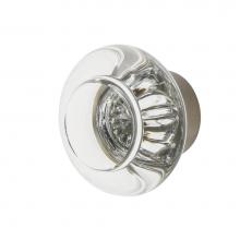 Nostalgic Warehouse 750006 - Nostalgic Warehouse Round Clear Crystal 1 3/8'' Cabinet Knob in Satin Nickel