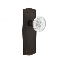 Nostalgic Warehouse 752312 - Nostalgic Warehouse Prairie Plate Passage Crystal Meadows Knob in Oil-Rubbed Bronze