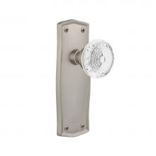 Nostalgic Warehouse 752462 - Nostalgic Warehouse Prairie Plate Passage Crystal Meadows Knob in Satin Nickel