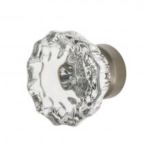 Nostalgic Warehouse 755391 - Nostalgic Warehouse Crystal 1 3/8'' Cabinet Knob in Satin Nickel