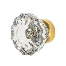 Nostalgic Warehouse 755393 - Nostalgic Warehouse Crystal 1 3/8'' Cabinet Knob in Unlacquered Brass