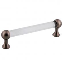 Nostalgic Warehouse 755450 - Nostalgic Warehouse Crystal Handle Pull 5'' On Center in Antique Pewter