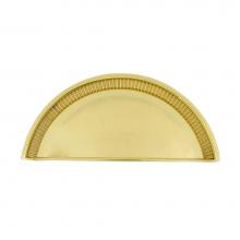 Nostalgic Warehouse 761740 - Nostalgic Warehouse Cup Pull Soleil in Unlacquered Brass