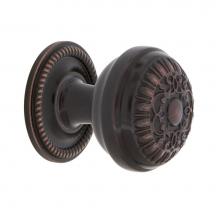 Nostalgic Warehouse 769492 - Nostalgic Warehouse Egg And Dart Brass 1 3/8'' Cabinet Knob with Rope Rose in Timeless B