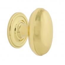 Nostalgic Warehouse 769495 - Nostalgic Warehouse Homestead Brass 1 3/4'' Cabinet Knob with Classic Rose in Unlacquere