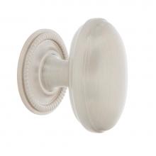Nostalgic Warehouse 769505 - Nostalgic Warehouse Homestead Brass 1 3/4'' Cabinet Knob with Rope Rose in Satin Nickel