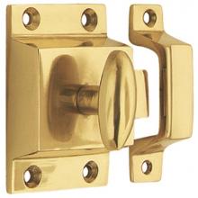 Nostalgic Warehouse 701042 - Nostalgic Warehouse Plain Flush Catch in Polished Brass