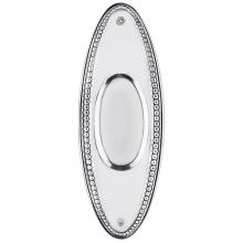 Nostalgic Warehouse 701404 - Nostalgic Warehouse Beaded Flush Pull in Bright Chrome