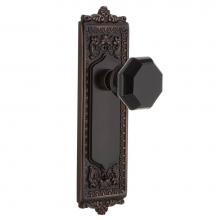 Nostalgic Warehouse 720639 - Nostalgic Warehouse Egg & Dart Plate Passage Waldorf Black Door Knob in Timeless Bronze