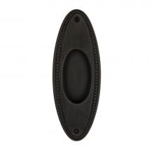 Nostalgic Warehouse 703011 - Nostalgic Warehouse Beaded Flush Pull in Oil-Rubbed Bronze