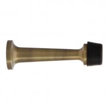 Nostalgic Warehouse 719350 - Nostalgic Warehouse Rubber Tipped Door Stop in Antique Brass
