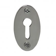 Nostalgic Warehouse 701189 - Nostalgic Warehouse Classic Keyhole Cover in Bright Chrome