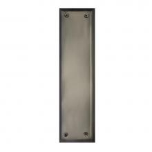 Nostalgic Warehouse 703024 - Nostalgic Warehouse New York Pushplate in Antique Pewter