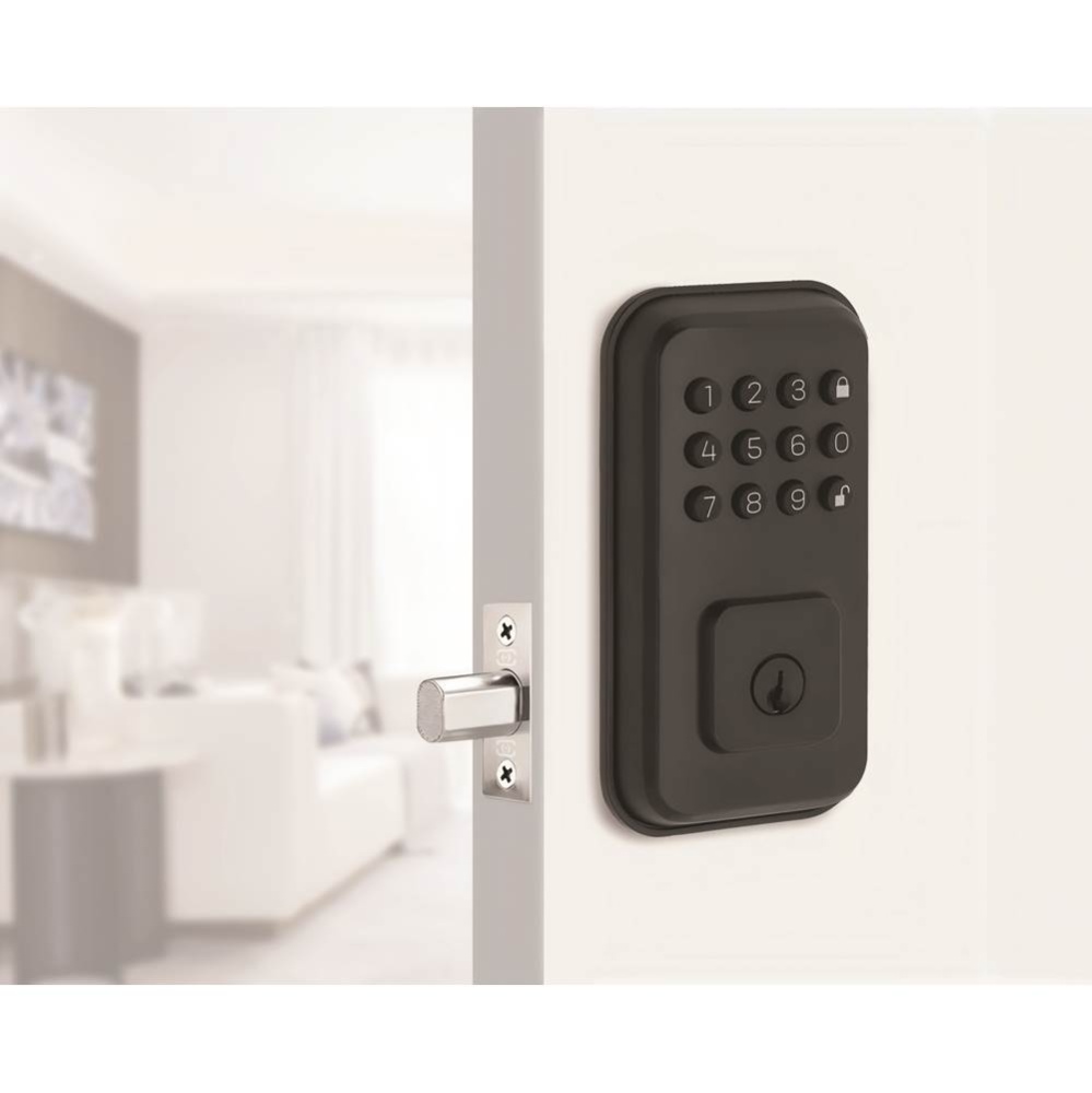 Electronic Deadbolt Black