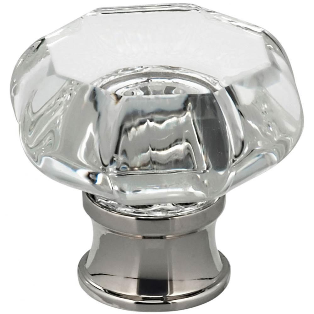 Octagon Glass Cabinet Knob US4
