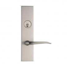 Omnia 12042AC00R10B - Mortise Lockset ''Ac'' (Rh)