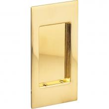 Omnia 7036/0.3A - Flushcup, Modern Small Rectangle 4.5 X 2 9/32 US3A