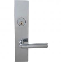 Omnia 2368SF0025R2 - 2.5''Bs M.Lockset ''F'' Rh US26