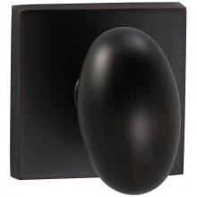 Omnia 434SQ/0.SD26 - Egg Knob,Sq.Rose, S.D. US26