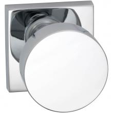 Omnia 935SQ/234F.PA26 - Puck Knob,Sq.Rose,Pass. US26