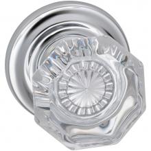 Omnia 955TD/234F.PA26 - Glass.Kn,Trad Rose,Pass. US26