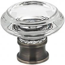 Omnia 9566/32.10B - Trad. Glass Cabinet Knob US10B