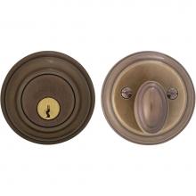 Omnia COLDBA34.34.SB - Colonial Deadbolt Set Sb