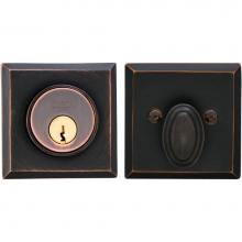 Omnia RECTDBA34.34.TB - Rectangular Deadbolt Set Tb