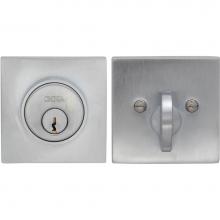 Omnia SQRDBA38.34.26D - Square Deadbolt Set US26D