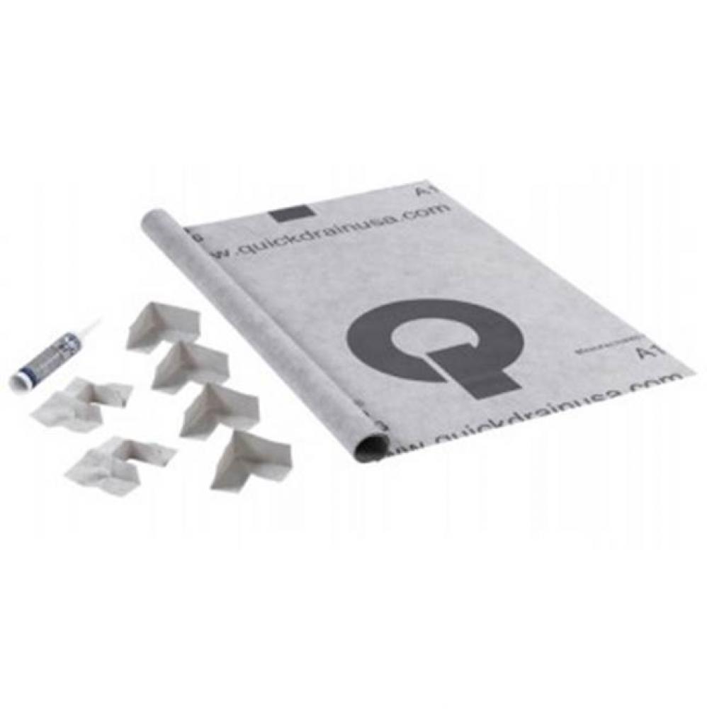 Sheet Waterproofing Kit  Ada And Curbless Showers Up To 64In