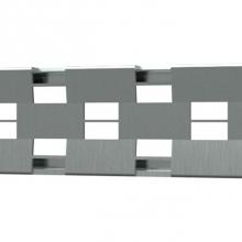 Quick Drain COSMO48 - Drain Cover - Cosmo 48In Brushed Stainless Steel