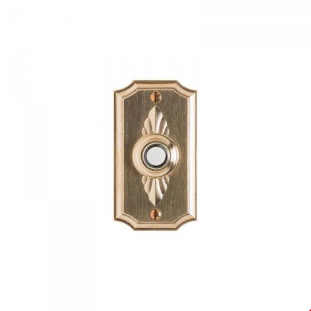 Oval Bordeaux Door Bell Button