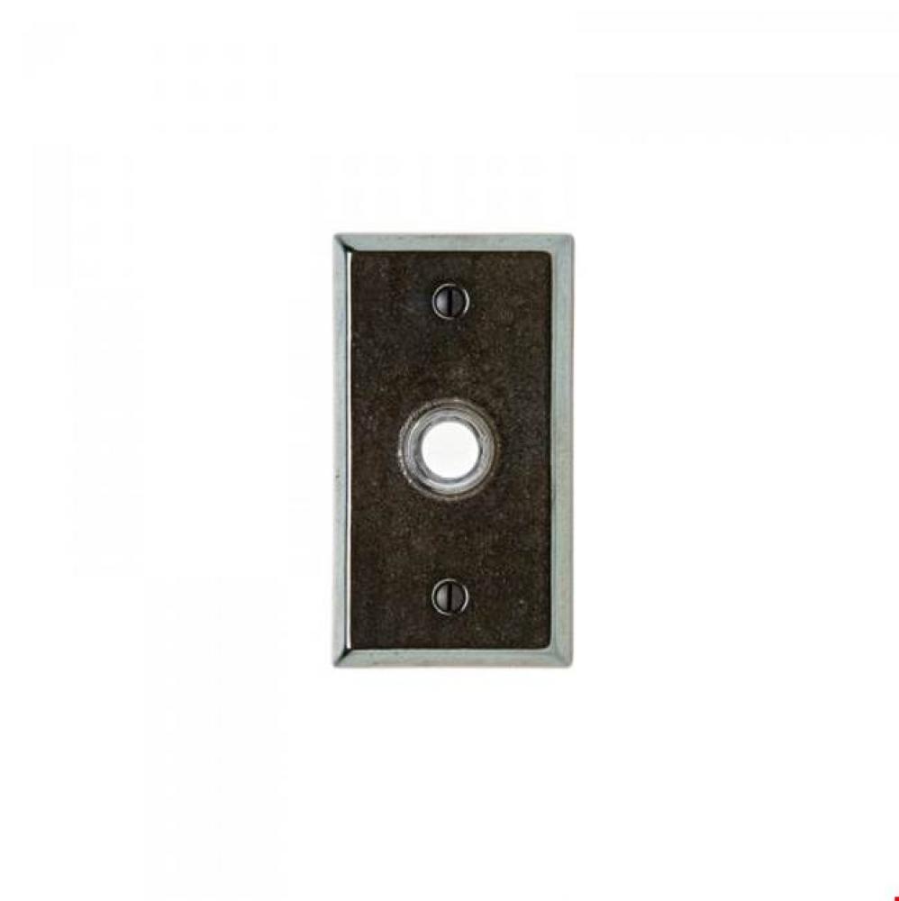 Rectangular Escutcheon Door Bell Button