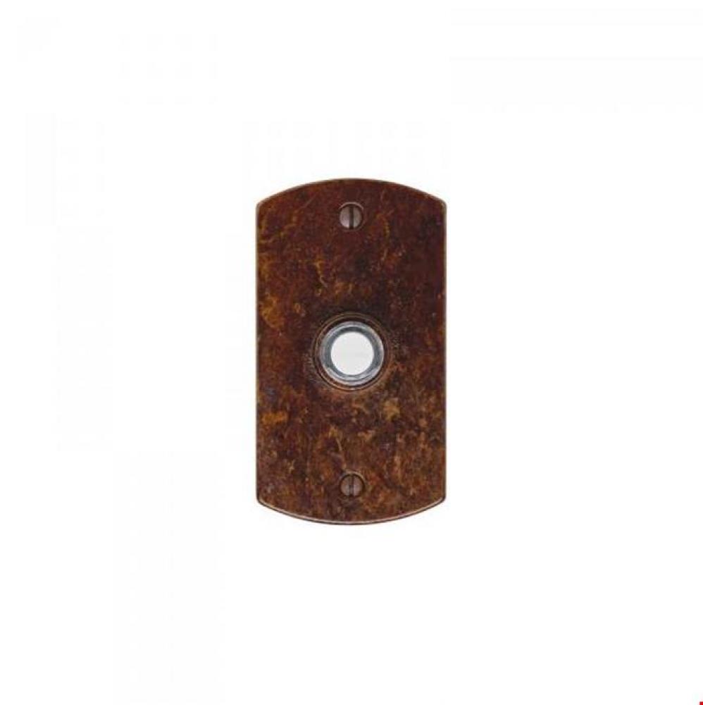 Curved Escutcheon Door Bell Button
