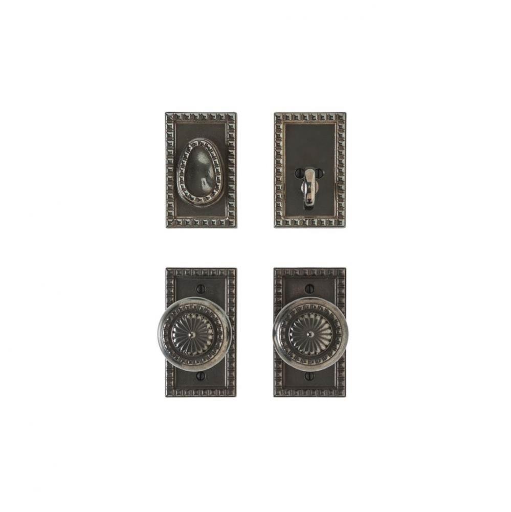 Corbel Rectangular Escutcheon Deadbolt Only, S/C
