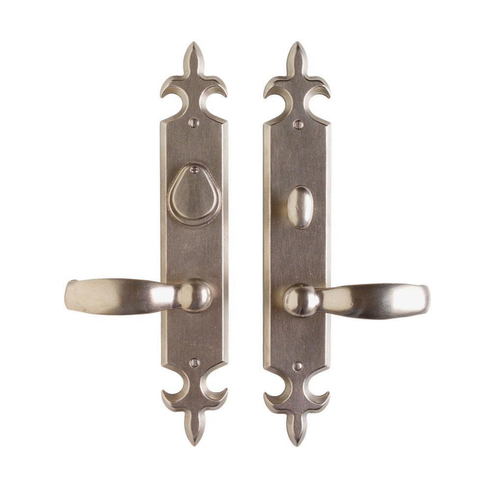 Fleur De Lis Escutcheon Entry Set
