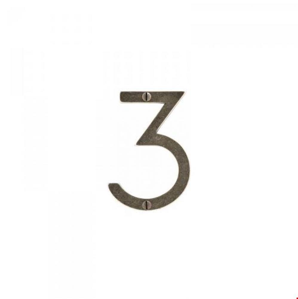 Home Accessory House Number, Century Gothic, 4'', 3