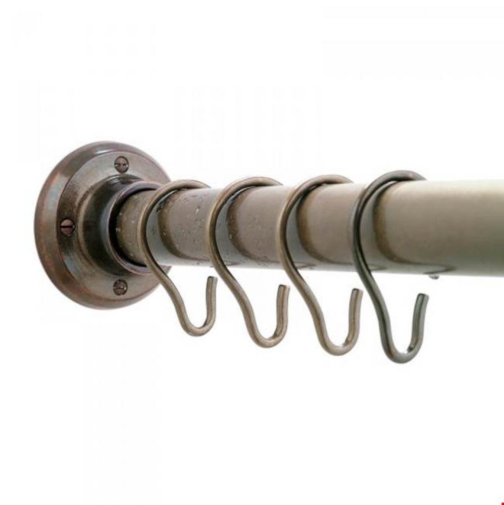 Bath Accessory Shower Rod Set