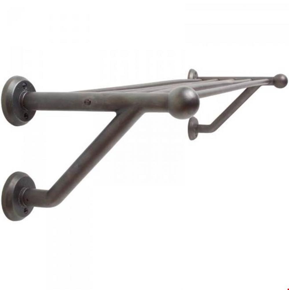 Round Escutcheon Towel Rack