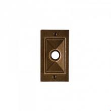 Rocky Mountain Hardware TP5 E21005 - Mack Escutcheon Toilet Paper Holder, horizontal, single post