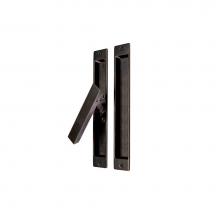 Rocky Mountain Hardware LSF256 x FP256 - Rectangular Escutcheon Lift & Slide, Folding; with Flush Pull