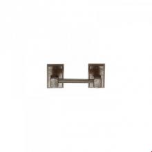 Rocky Mountain Hardware TP3 E416 - Square Escutcheon Toilet Paper Holder, horizontal, Tempo