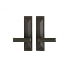 Rocky Mountain Hardware PO E21056 x E21057 DB - Mack Escutcheon Patio Deadbolt Set