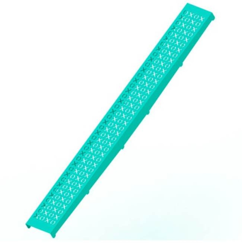 48'' Linear Drain Xoxo Pattern Trim Only