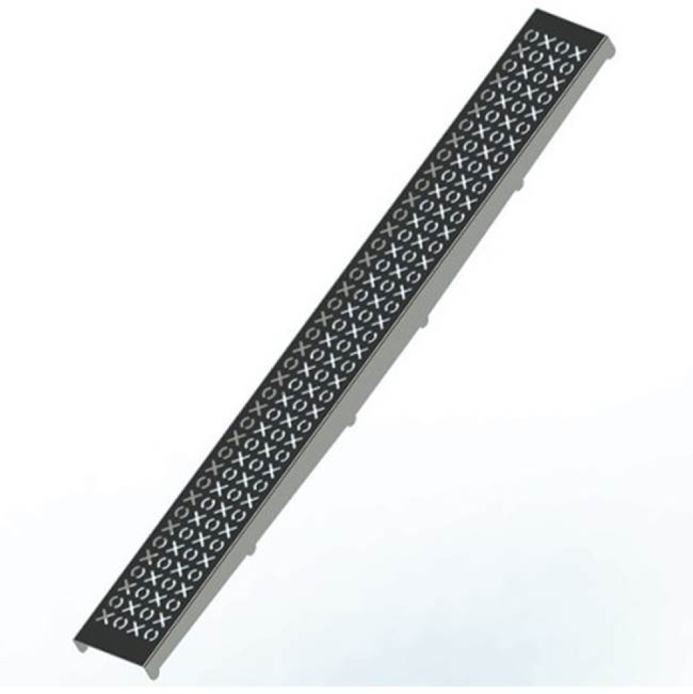 48'' Linear Drain Xoxo Pattern Trim Only