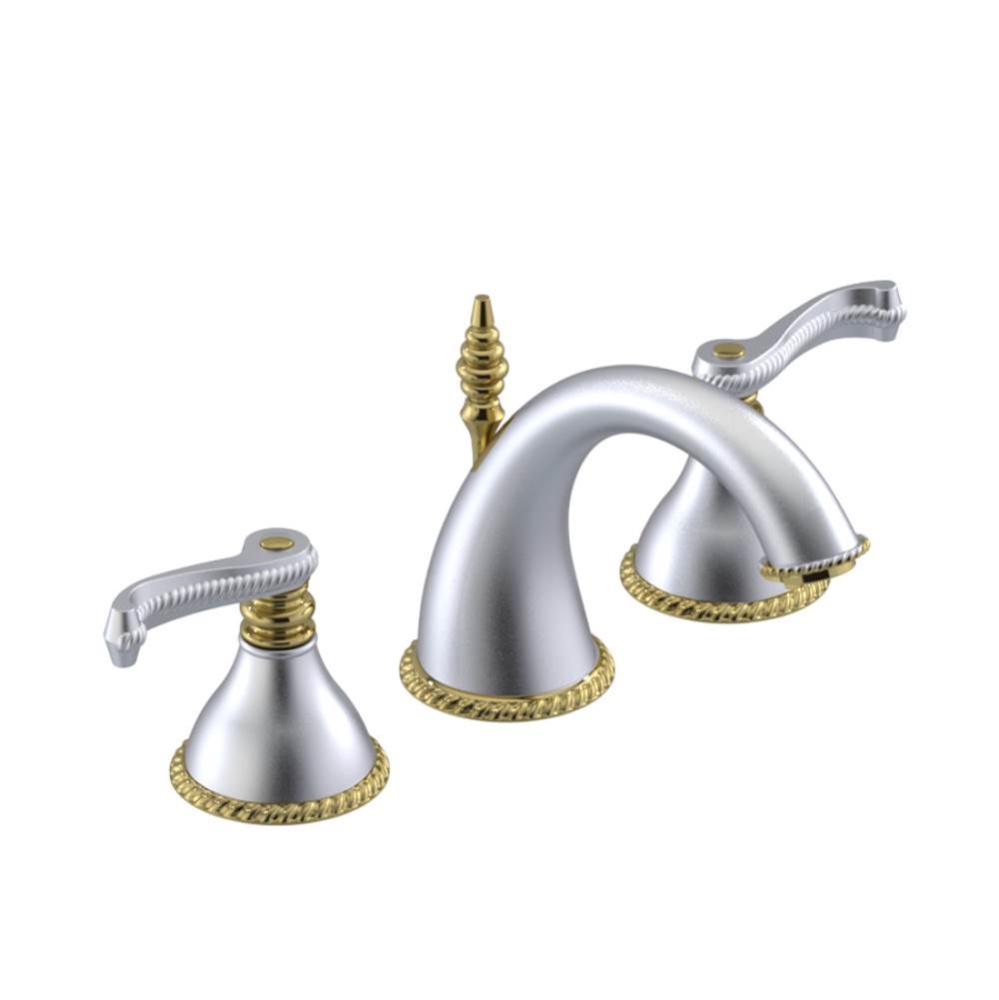 Widespread Lav Set With Jasmin Spout (Less Drain)