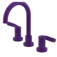 Rubinet 1AHLLPHWH - Widespread Lav. Set. (less drain) in Purple Haze With White Accent